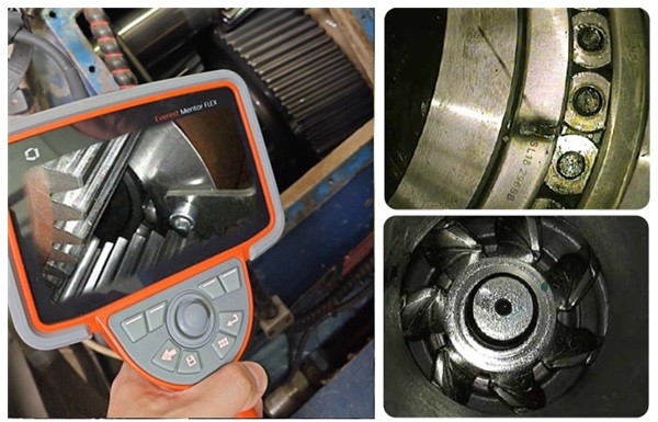 韋林工業(yè)內窺鏡檢測風電齒輪箱